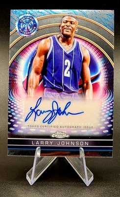 2024 Topps Chrome Larry Johnson Certified Autograph #TCAI-LJ Hornets - Image 1 of 4