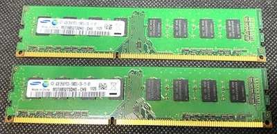 Memoria RAM SAMSUNG 2Rx8 PC3 10600U 8 GB (2x4 GB) Foto 1 de 4