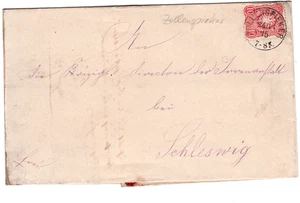 DR Faltbrief ZELLENSPIEKER - SCHLESWIG mit 33a ; 24-11-75; geprüft - Picture 1 of 1