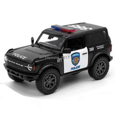 1:34 Ford Bronco Police Car Model Diecast Toy Cars Toys for Boys Kids Gifts - Image 1 of 4