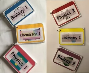 GCSE AQA Combined Science Trilogy Revision Learning Cards (Complete Set) - Picture 1 of 8