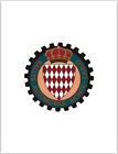 Rallye Automobile Monte Carlo. Car Decal Auto Badge Emblem Decal 3.5"