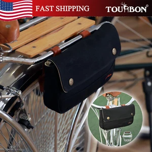 TOURBON Borsa Borsa Manubrio Bici Impermeabile Telaio Tela Telefono Porta Attrezzi - Foto 1 di 23