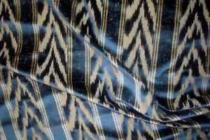 Tappezzeria 2,6 iarde tessuto taglio forte velluto Marghillan blu di Prussia 52"x 94" BTP - Foto 1 di 5