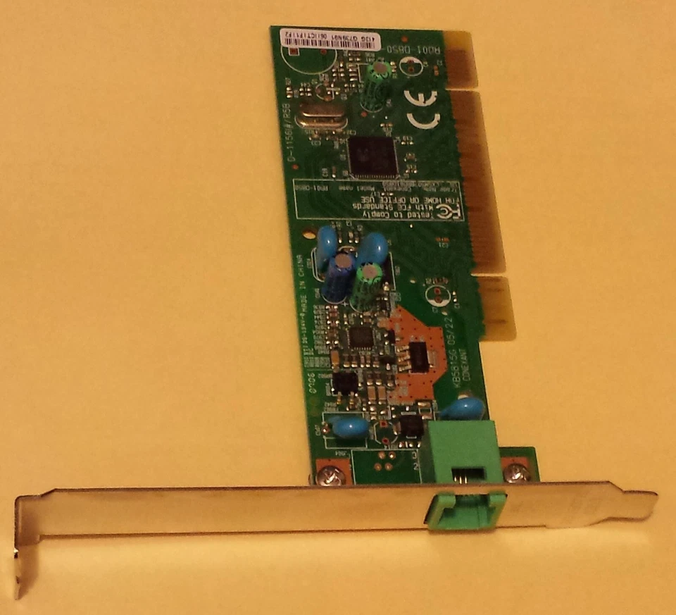56k Internal PCI Modem with high-profile bracket - Image 1 of 1