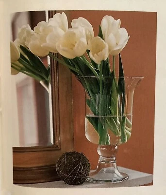 Southern Living & Willow House Hemingway Hurricane Clear Footed Vase 40350 - Image 1 of 4