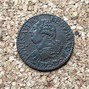 France-Constitution 1791-92. Louis XVI 1774-1793. 3 Deniers 1792D Lyon - E24234 - Picture 1 of 3