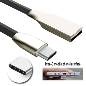 Chargeur USB rapide 0,5 m-2 m type C synchronisation câble de transfert de données plomb pour téléphone tablette - Photo 1/7