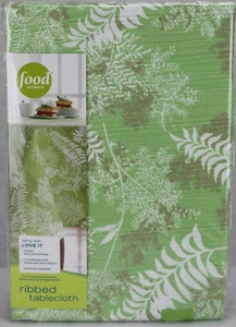 Mantel oblongo acanalado hojas verdes Food Network 60x120 nuevo con etiquetas - Imagen 1 de 2