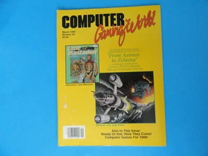 VINTAGE COMPUTER GAMING WORLD MAGAZINE 1988 #45 LANE MASTODON, DELTA PATROL