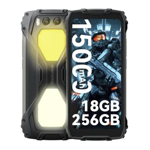 Blackview BV7300 Outdoor Telefon komórkowy Android 14 256GB 15000mAh Podwójne 800LM Światło kempingowe - Zdjęcie 1 z 15