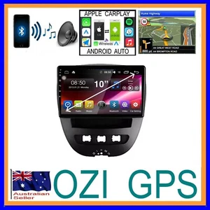 PEUGEOT 107 2005-2014 GPS WIRELESS CARPLAY ANDROID AUTO CAMERA ODB DAB+ TPMS DVR - Picture 1 of 10