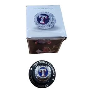 Corey Seager World Series Replica Ring - SGA Texas Rangers 5/14/24 - Picture 1 of 11