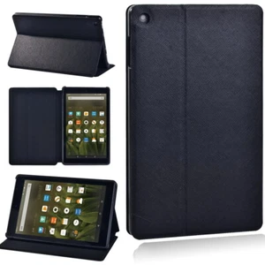 Leather Stand Cover Case For Amazon Fire 7/HD 8/8 Plus/HD 10/10 Plus/Max 11 +Pen - Picture 1 of 8