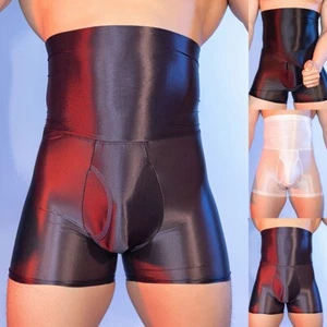 Men's Tight Fit Boxer Briefs with High Waist for Hip Lifting and Shaping - Picture 1 of 32