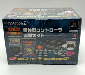 [UNOPENED/SEALED] PS2 Space Invader Games 25th Enclosure Type Controller Bundle - Picture 1 of 8
