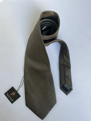 Gravata Itália 100% seda VINTAGE Ruveart Purimo Mirano feita à mão - Imagem 1 de 4