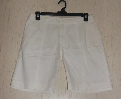 EXCELLENT WOMENS $50 WOOLRICH "Reflex Stretch" WHITE SHORTS   SIZE 12 - Image 1 of 3