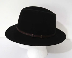 Lodenhut Herren Filz Hut Grösse 60 Fedora Schurwolle N064 - Bild 1 von 3