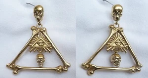 Anhänger Totenkopf Halsschmuck  Knochen - Bild 1 von 2