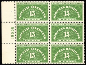 US Stamps # QE2 Parcel Post MNH Superb Fresh Plate Block Of 6 - Picture 1 of 1