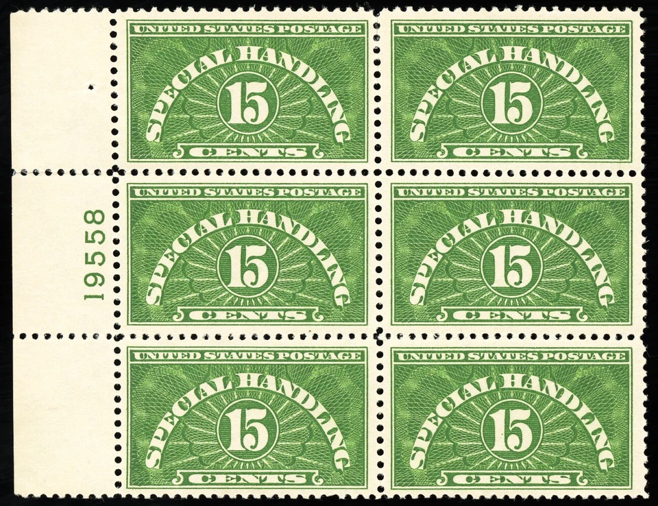 US Stamps # QE2 Parcel Post MNH Superb Fresh Plate Block Of 6 - Image 1 of 1