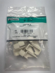 (10PK) PANDUIT PAN-NET CMBIW-X MINI-COM BLANK MODULE *NEW* - Imagen 1 de 3