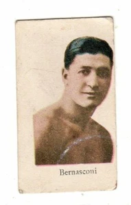 BOXE FIGURINA ANTEGUERRA BOXEUR BERNASCONI STAGIONE 1933-1934 - Picture 1 of 1