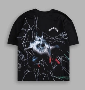 NEW Mens Darc Sport Spider Man Mister Negative Oversized Tee, Blk, XXL - Picture 1 of 6