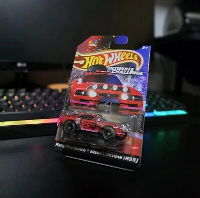 Hot Wheels NBC Ultimate Challenge Rally Resilience Nissan Skyline R33 Raro Foto 1 de 2