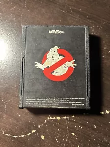 Fun Atari 2600 Game Ghostbusters, Black Version, Tested And Working - Picture 1 of 2
