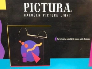 Brass Halogen Picture Light w/Bulbs - Picture 1 of 4