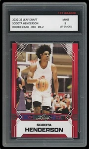 SCOOT HENDERSON 2022-23 BLATT DRAFT ROT 1. KLASSE 9 ROOKIE KARTE RC NBA SCOOTA - Bild 1 von 1