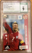 David Beckham 2000-05 Stadion World Stars Czech Stadion #445 2002 World Cup RARE