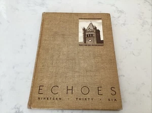 1936 NEW TRIER TOWNSHIP HIGH SCHOOL YEARBOOK WINNETKA original art - Picture 1 of 10