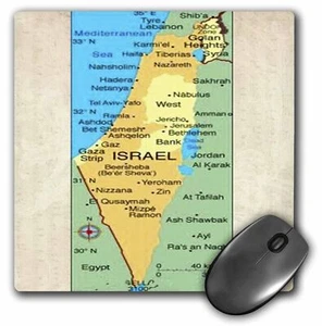 3dRose Map Of Israel MousePad - Picture 1 of 1