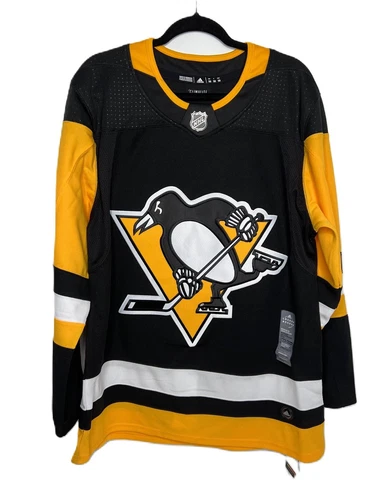 Authentic Pittsburgh Penguins Jersey Adidas Home Jersey NHL Size 50 Cover