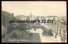 PALESTINE Bethlehem 1920s Market Place. Real Photo Postcard