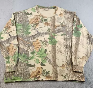 VTG 90's Jerzees Outdoors Shirt Men's 3XL Realtree Camo USA Made Hunting Faded - Picture 1 of 14
