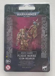 Warhammer 40k Death Guard Peste Marine Icona Portatore - Foto 1 di 1