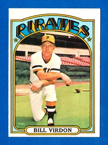 1972 TOPPS #661 BILL VIRDON PITTSBURGH PIRATES HIGH NUMBER CARD -- EX / EX MINT - Picture 1 of 2