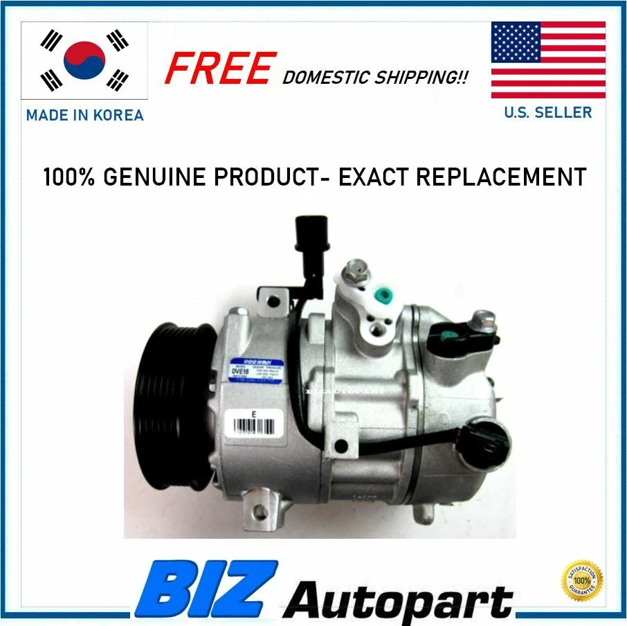 GENUINE A/C COMPRESSOR W/ CLUTCH FOR 2015-17 KIA K900 5.0L OE# 97701-3T300