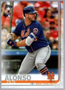 PETER PETE ALONSO $60++ METS ROOKIE CARD #475 RC SP 2019 TOPPS SERIES 2 BASEBALL
