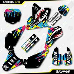 CMYK Savage Racing Graphics Kit fits 01-21 Suzuki RM85 RM 85 Racing Decal - Imagen 1 de 2