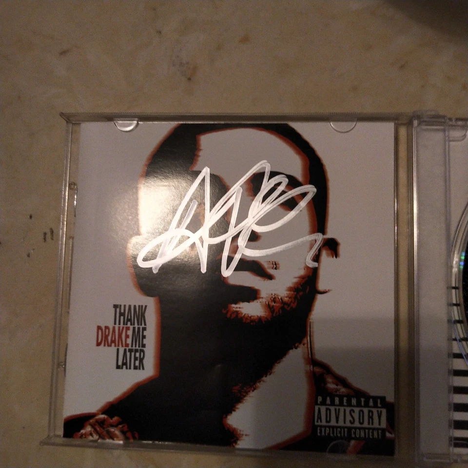 SIGNED drake - thank me later CD autograph - Image 1 of 1