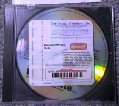 Microsoft Works Suite 2001 - OFFICE PAKET DEUTSCH mit COA - Deutsch - OEM - Bild 1 von 3