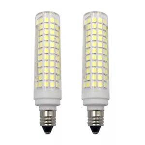 2pcs E11 LED Light bulb 10W 136 Led Ceramics Ceiling fan Light Equivalent 100W - Picture 1 of 6