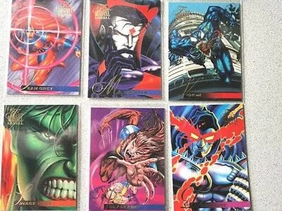 Tarjetas base anuales Fleer Flair Marvel 1995 ¡casi nuevas! Termina tu set ENVÍO GRATUITO Foto 1 de 4