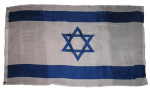USA SELLER 3' x 5' ft Polyester Israeli Flag Israel High Quality Outdoor Indoor - Picture 1 of 3