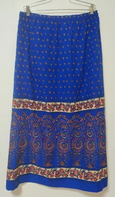 Maxi Falda Vintage Lino Anita De Sola XL Morton Williams Exclusiva Rara Usada en Excelente Condición  Foto 1 de 4